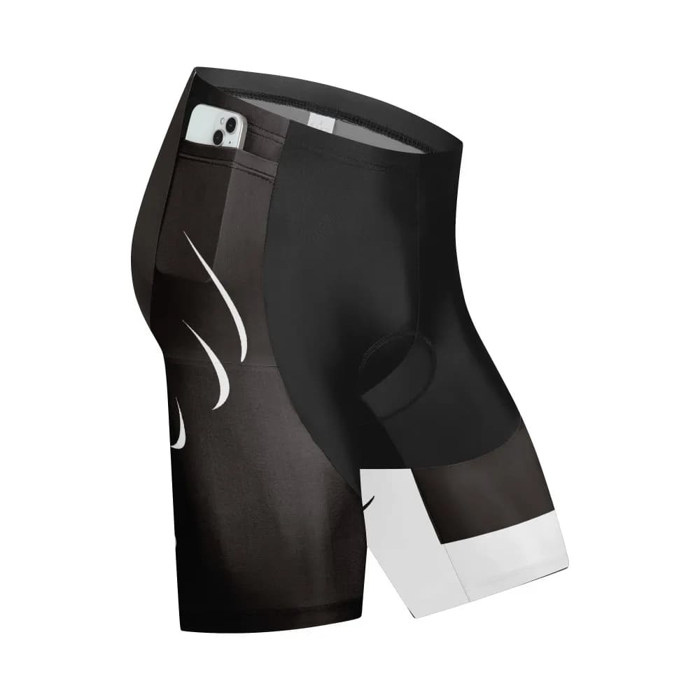 Cycling Shorts for Men, Convenient Road Bike Shorts with 2 Pockets, Fitted and Slim Fit