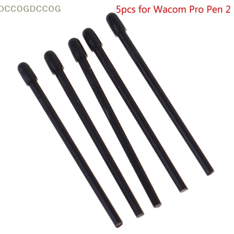 5 pezzi per penna per tavoletta grafica Wacom Intuos Pro Wacom Pro Pen 2 pennino nero