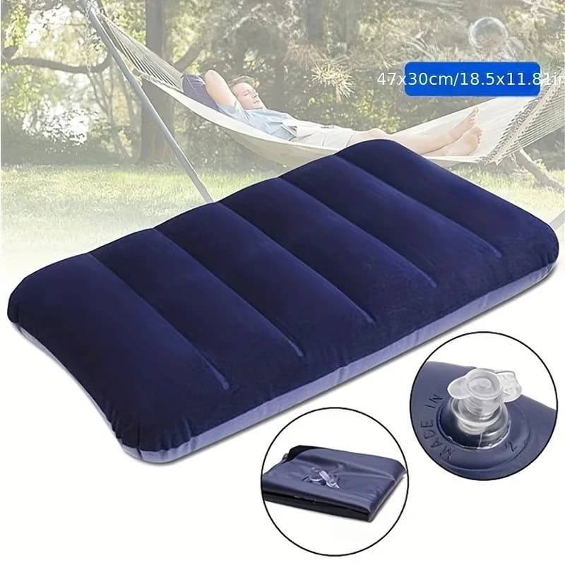 Cuscino Lombare Multifunzionale in PVC Floccato, Cuscino Gonfiabile Trapuntato Spesso per Yoga, Sedia da Balcone, Sedili