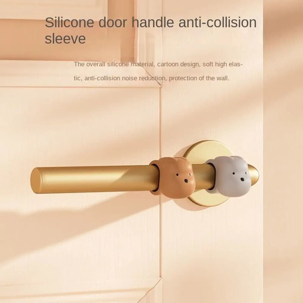 Nuova maniglia per porta in Silicone Crash Pad protezioni per pareti Anti-danno Anti-collisione Pad raccordi per mobili porta fermaporta