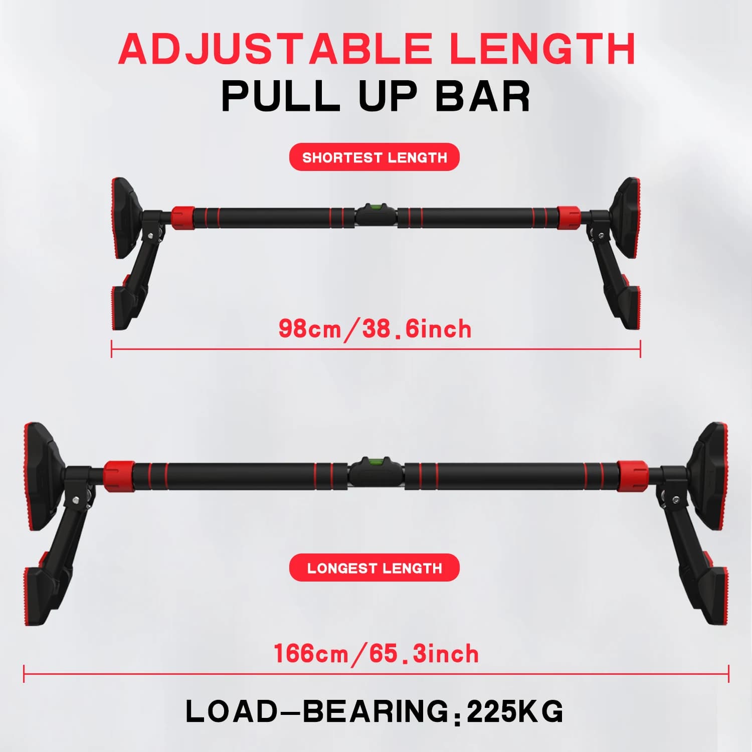 Gordon Steel Safety Support Set Wholesale Home Doorway Horizontal Pull-up Bar With Safe Locking Chin-Up Bar