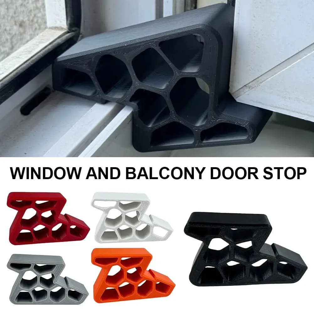 Heavy duty, non-slip, balcony, window, door, wedge, easy installation for home, office, bathroom, kitchen, rail lock and anti-scratch