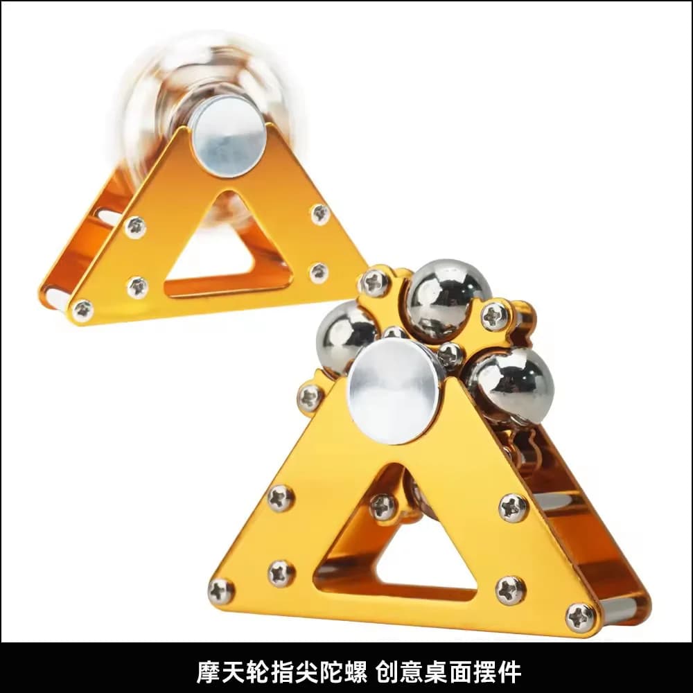 Fidget Spinner in metallo Creativo Mulino a vento Ruota panoramica Antistress Fidget Stress Ansia Giocattolo per alleviare la pressione