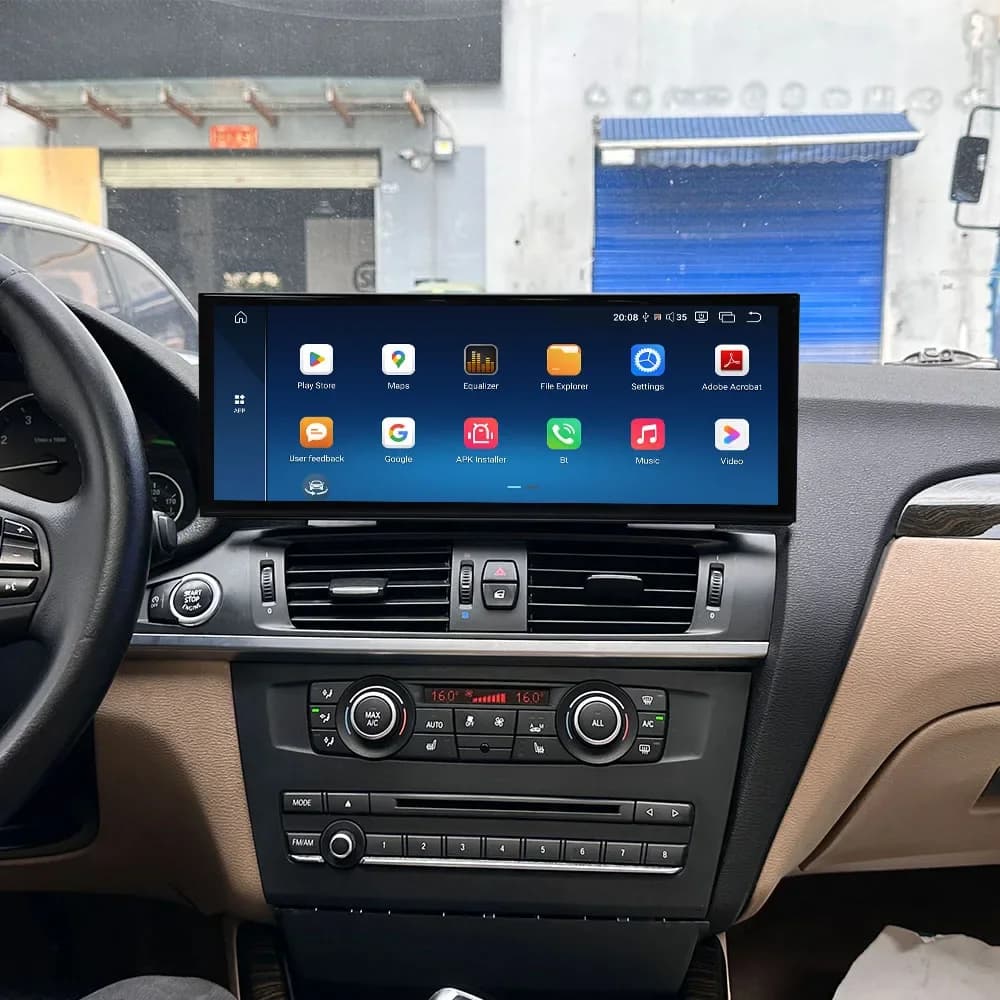 Android 13 Per BMW X3 X4 2011 2012 2013 -2017 EVO CIC Sistema Autoradio Lettore Video Carplay DSP Stereo Touch Screen da 15.8 pollici
