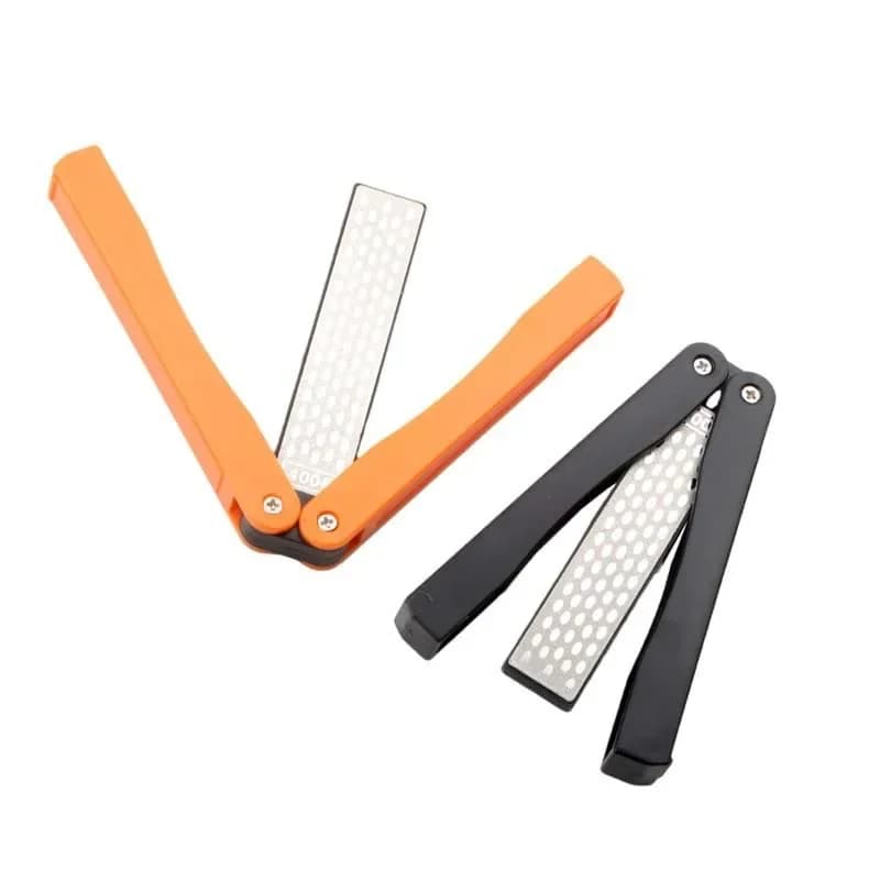 Portable Handheld Garden Scissors Sharpener Mini Pruning Shear Multifunctional Quick Sharpening Whetstone for Outdoor Use