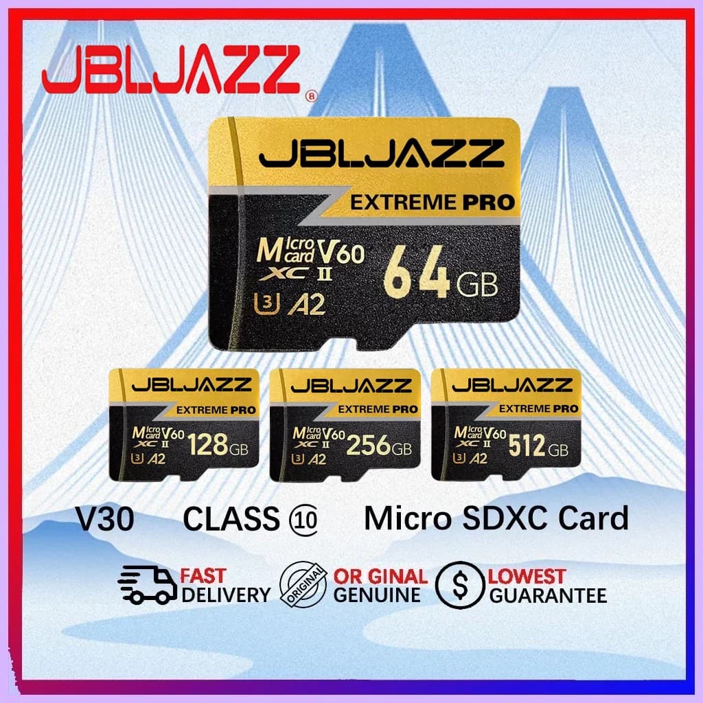 Scheda di Memoria Originale da 512GB, 64GB, 128GB, Classe 10 UHS-I, Micro SD Flash C10 Ultra A2 per Switch, Fotocamera, PC, Dropshipping