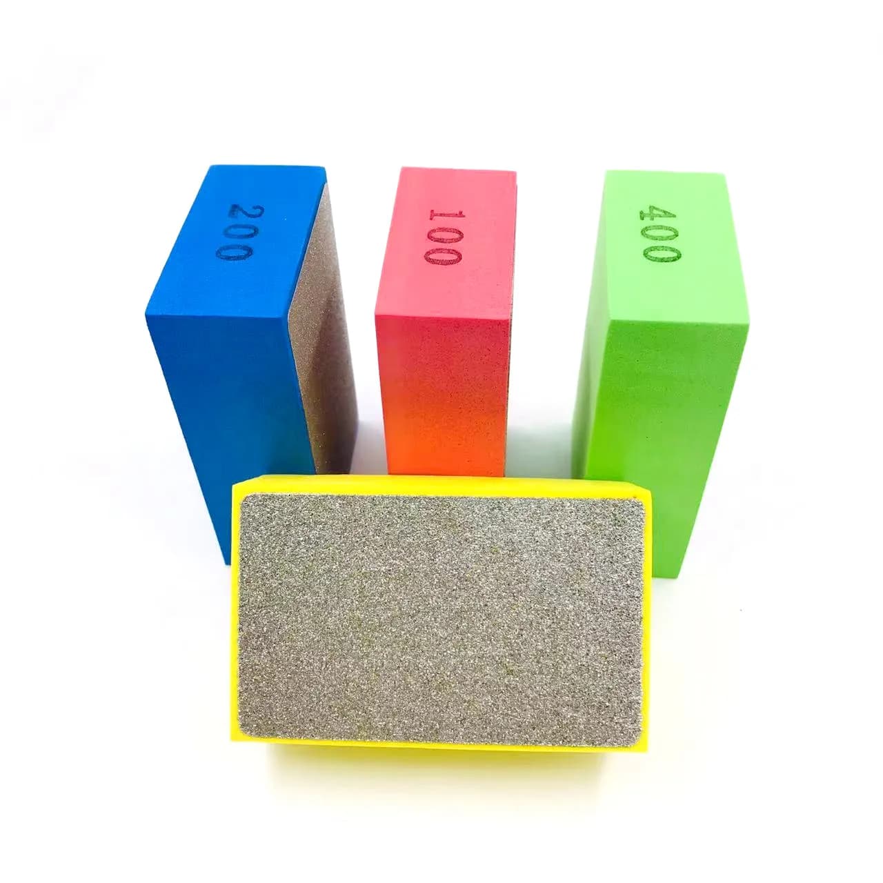 Diamond Hand Polishing Pads for Tile Glass Stone Marble Ceramic - Abrasive Grinding Block Pad Sanding Disc for Polishing Tools