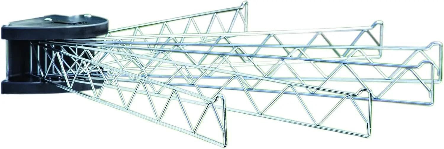 Retractable Clothes Line Rack Hanger Folding Swing Arm Towel Bar Drying Rack For RVs Campers Motorhomes Home Laundry Space White
