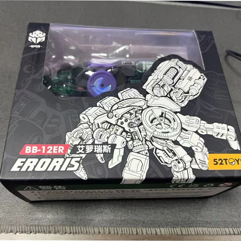 Disponibile 52TOYS Transformation BEASTBOX Series Black Spider Fidget Spinner BB12ER BB-12ER ERORIS Action Figure Giocattoli Regalo