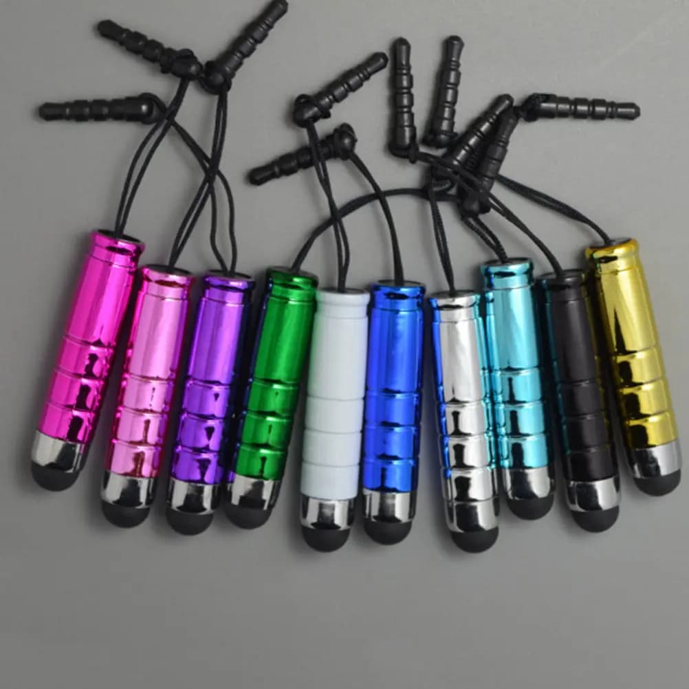 20 Pezzi Penne Stilo Capacitive per Touch Screen con Tappo Antipolvere per Tablet e Smartphone, per Disegno e Digitazione, Penna Touch Universale