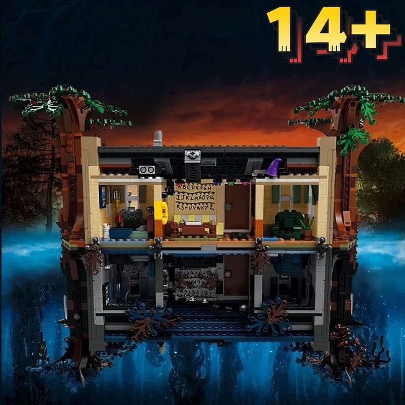 DISPONIBILE Set di mattoncini da costruzione compatibili 75810 Upside Down, giocattoli per bambini, regali di compleanno e Natale, 2287 pezzi