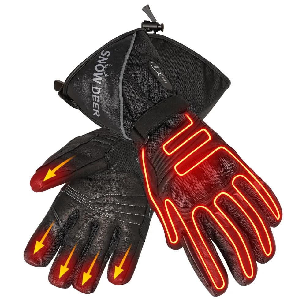 Per salvatore guanti riscaldati USB ricaricabili invernali per snowboard guanti da moto con batteria al litio elettrica impermeabile