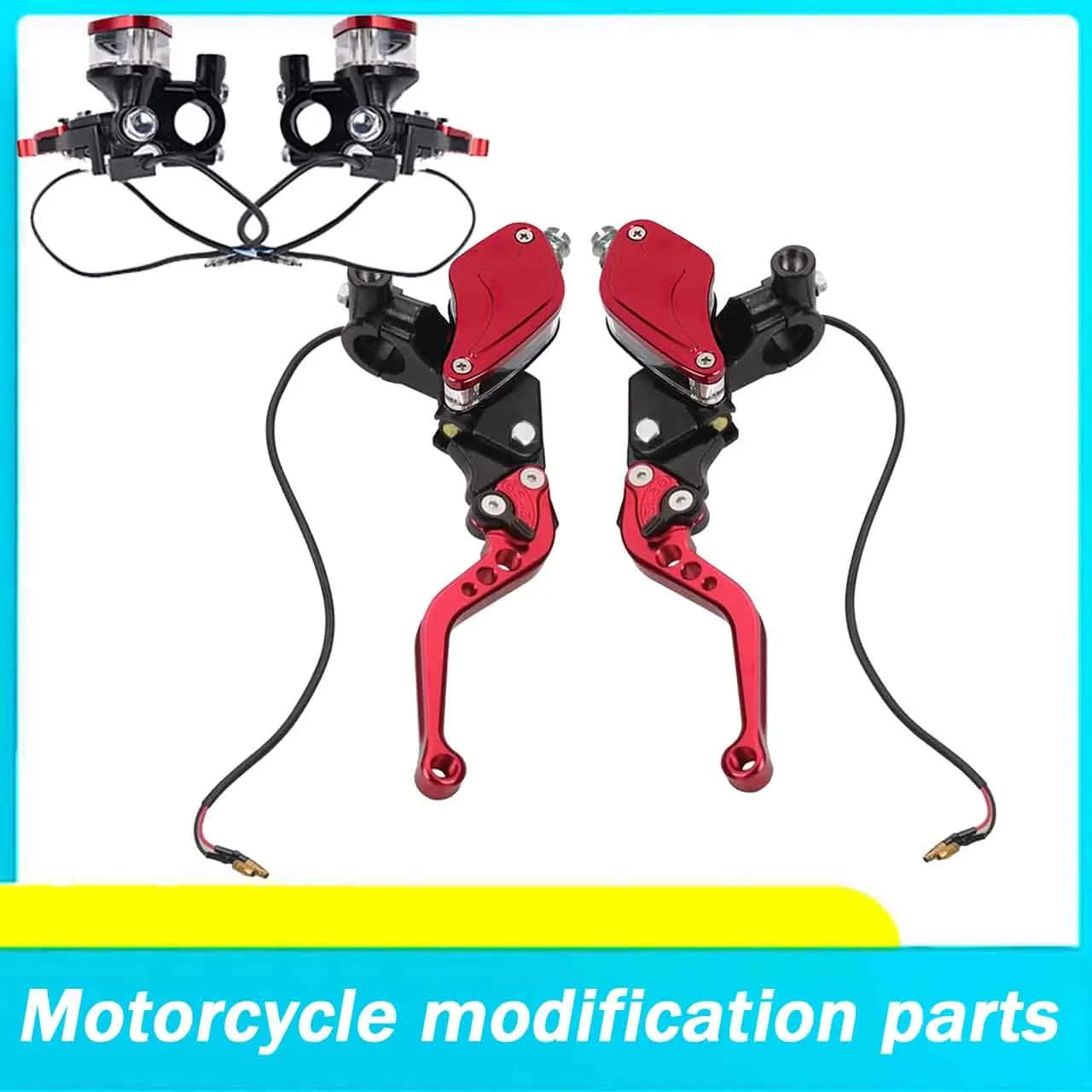 Universal 22MM motorcycle brake pump Lever Brake Oil Pump Master Cylinder For Street Pit Bike Motocross Moped Dirt Bike