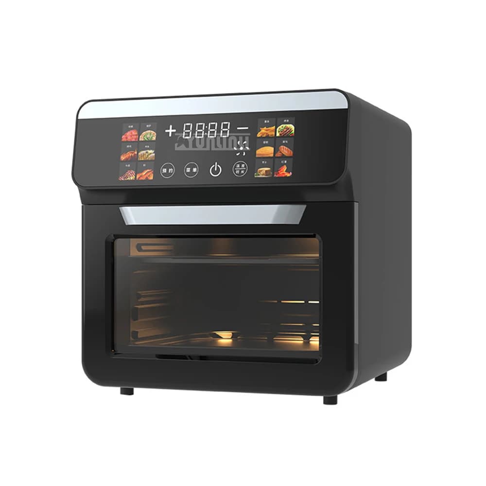Electric Air Fryer with Touchscreen and Visual Window, Intelligent Kitchen Home appliance