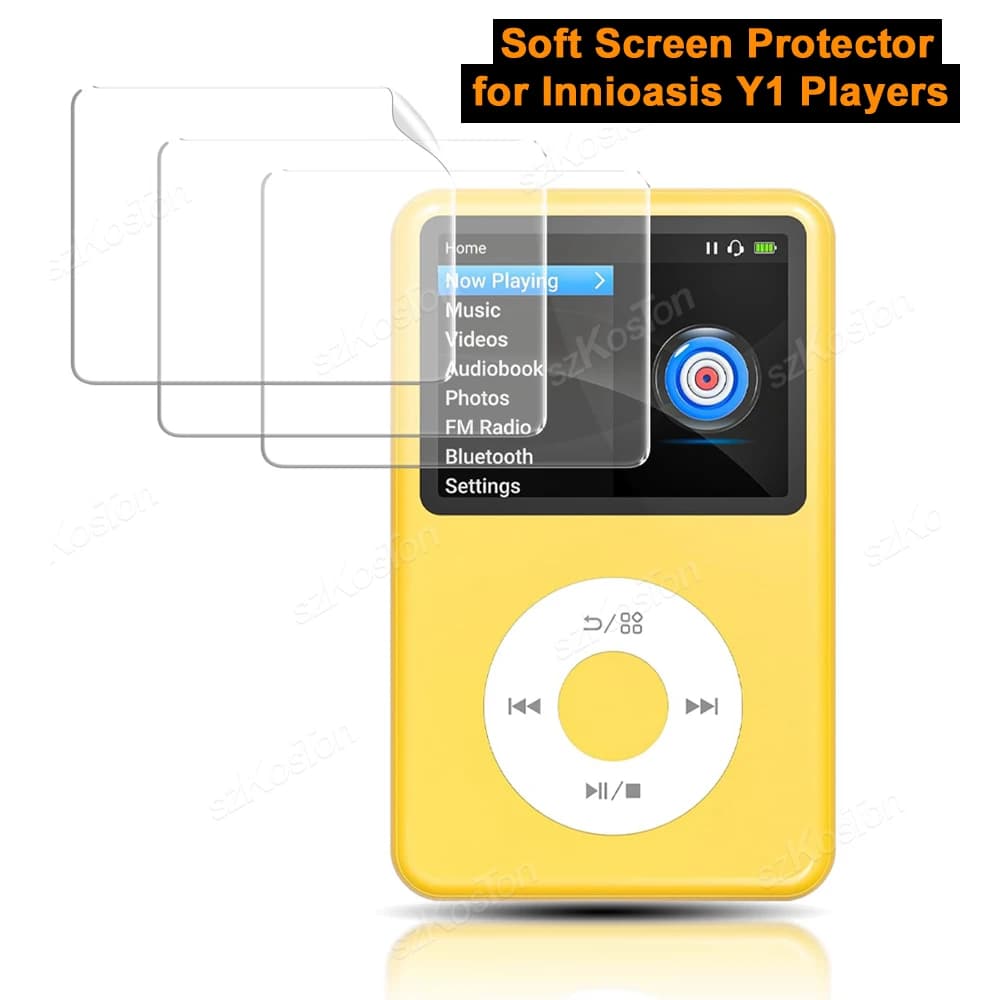 Soft Screen Protector for Innioasis Y1 Players 2 Pack TPU Flexible Anti-Scratch Protective Film for Innioasis Y1 Accessories