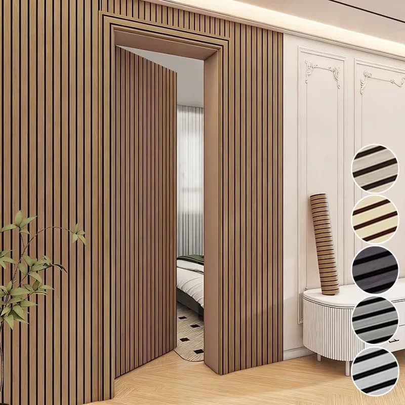 Self-adhesive wall panels SXP wood effect in foam, adhesives detachable and applicable, easy to apply fai-da-te, suitable for ceilings and living rooms
