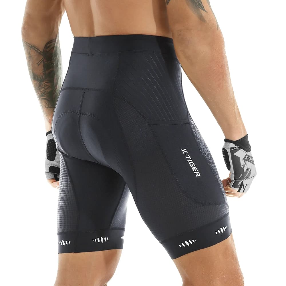 X-TIGER Men's Cycling Shorts Mountain Bike Breathable Bike Shorts Triathlon Man Outdoor Clothing Bike Shorts Pro Licra