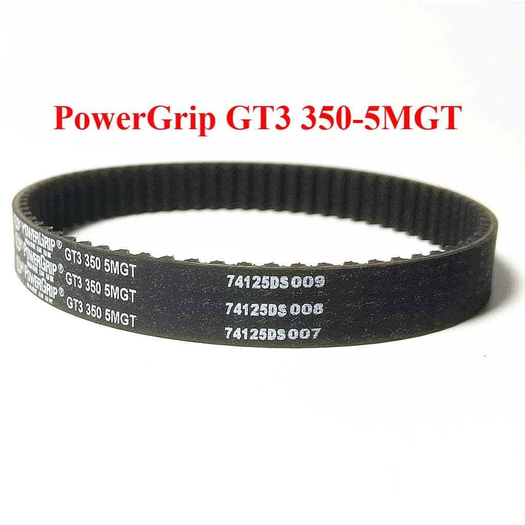 PowerGrip GT3 350-5MGT Neoprene 5mm Pitch Timing Belt 3D Printer Tools Motorcycle E-bike Mid-mounted Motor Spindle Drive Belt