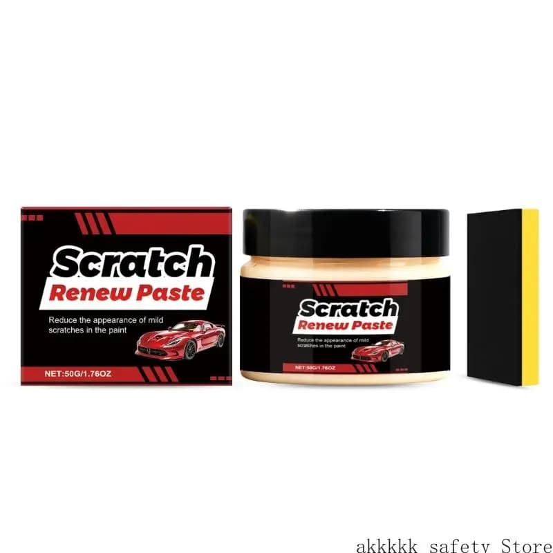 Pasta per riparazione graffi con spugna Vernice per auto Superfici auto Cera lucidante per graffi