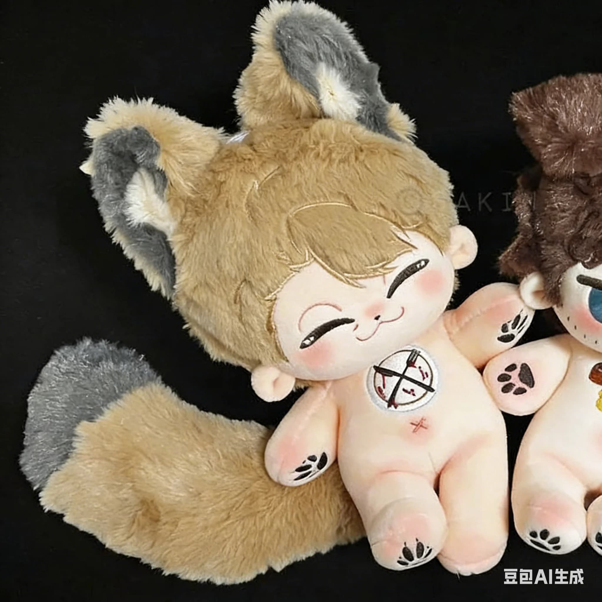 Hannibal Plush from 20 cm, character of the anime TV series, Kawaii toy, soft figure to dress, collector's gift for fans