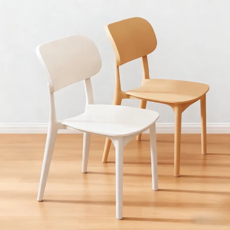 Sedie da pranzo moderne in plastica, salvaspazio, trasparenti, per feste, ufficio, gaming, lounge, mobili e set lounge