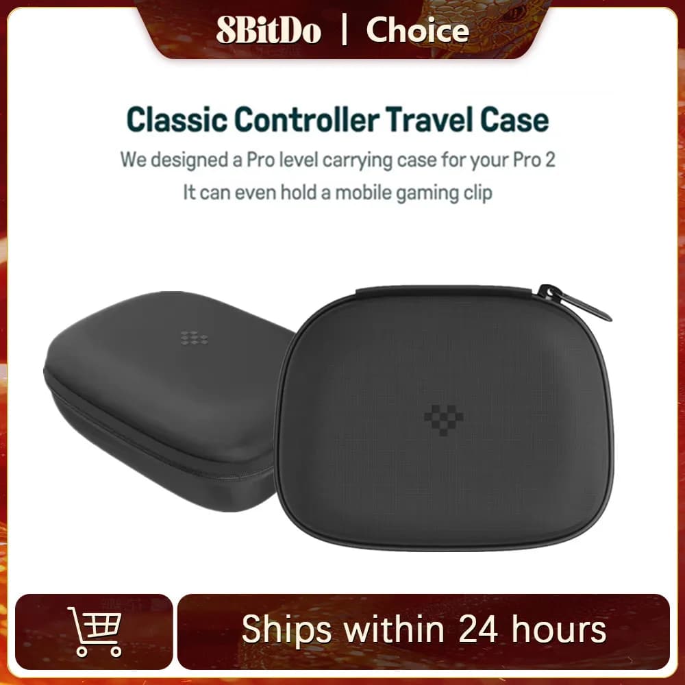 8Bitdo Custodia protettiva portatile con copertura rigida Custodia protettiva per 8BitDo PRO2 Gamepad per controller PS5/PS4/Xbox One Switch Pro