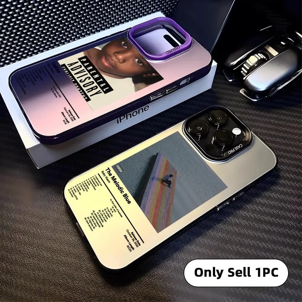 Rapper Baby K-Keem Phone Case For iPhone 17 16 15 14 13 12 11 Pro Max Designer Matte Laser Aurora Funda Phone Case