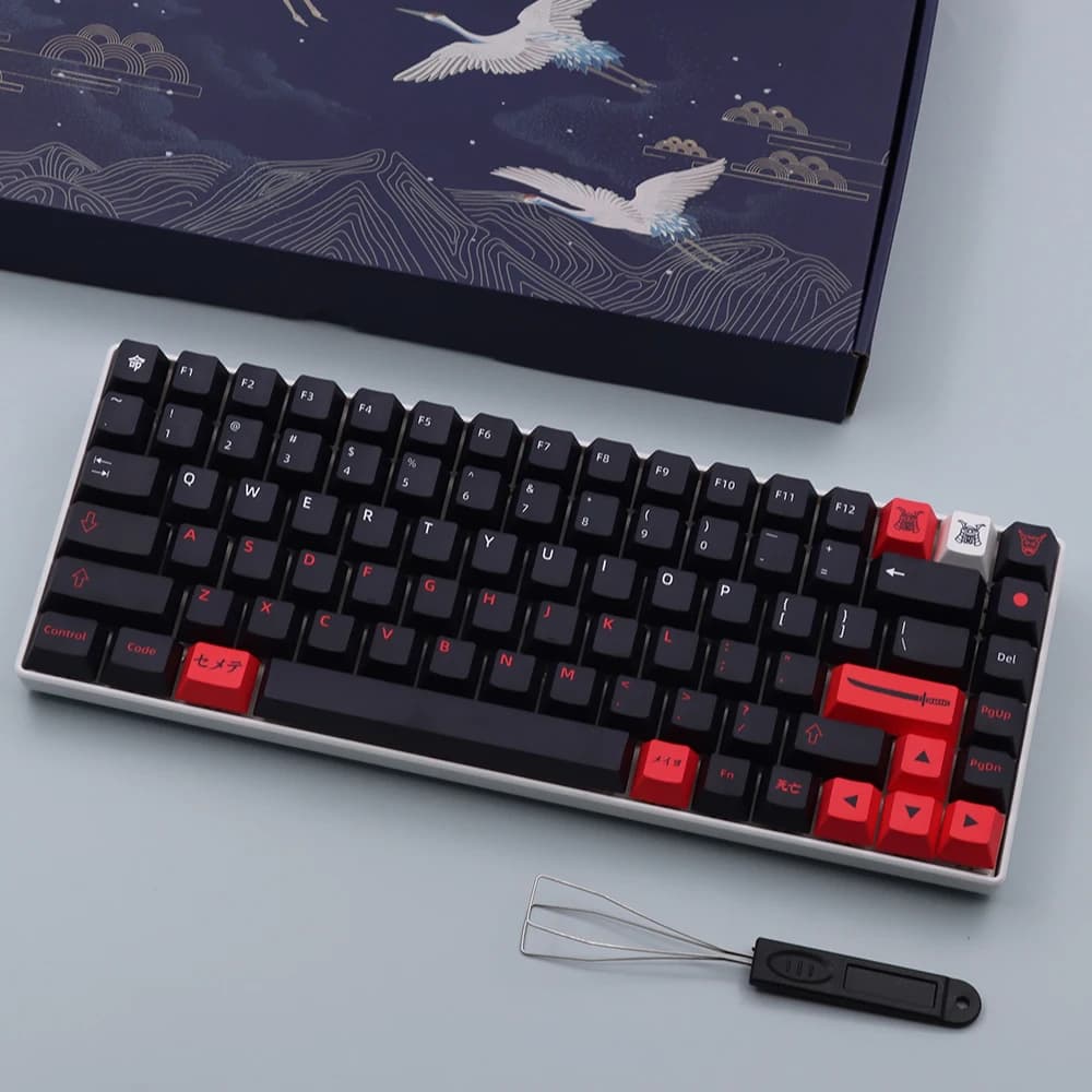 GMK Bushido keycaps giapponesi set di tappi per chiavi con profilo in ciliegio PBT per tastiera meccanica fl680 rk84 cmk87 ik75 cherry MX