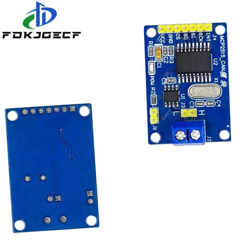 MCP2515 CAN Bus Driver Module TJA1050 SPI Receiver For 51 MCU ARM Interface Module Controller For Arduino Kit FAI DA TE