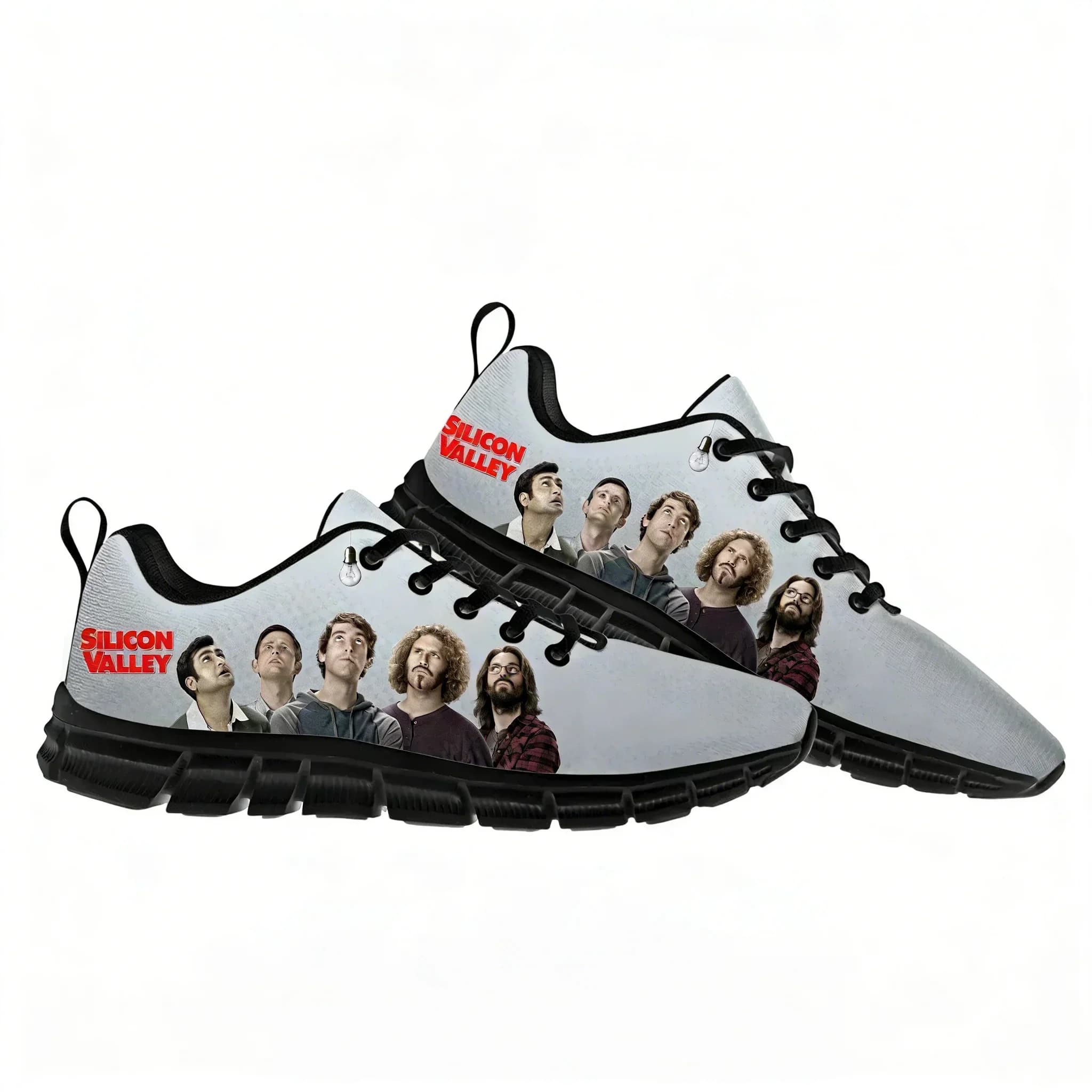 Scarpe Sportive Ispirate alla Serie TV Silicon Valley, Sneakers Casual Middleditch per Uomo e Donna, Scarpe Personalizzate per Coppie