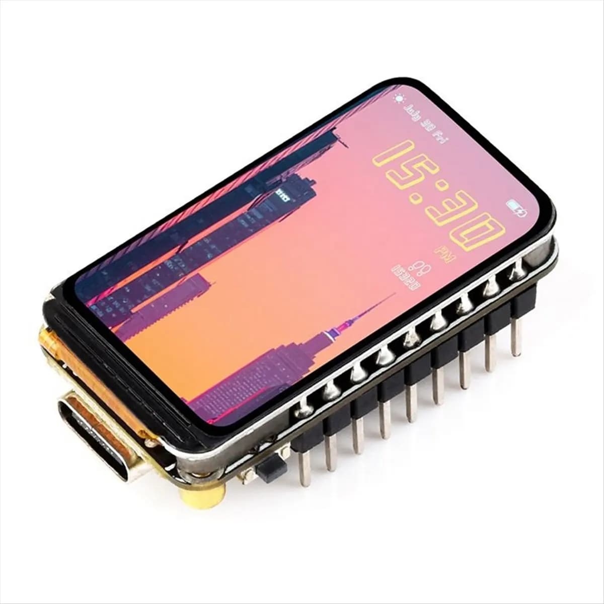 DT82-- 1.47-Inch Screen Development Board with Five-Point Touch, Supports WiFi and Bluetooth with Onboard Antenna B