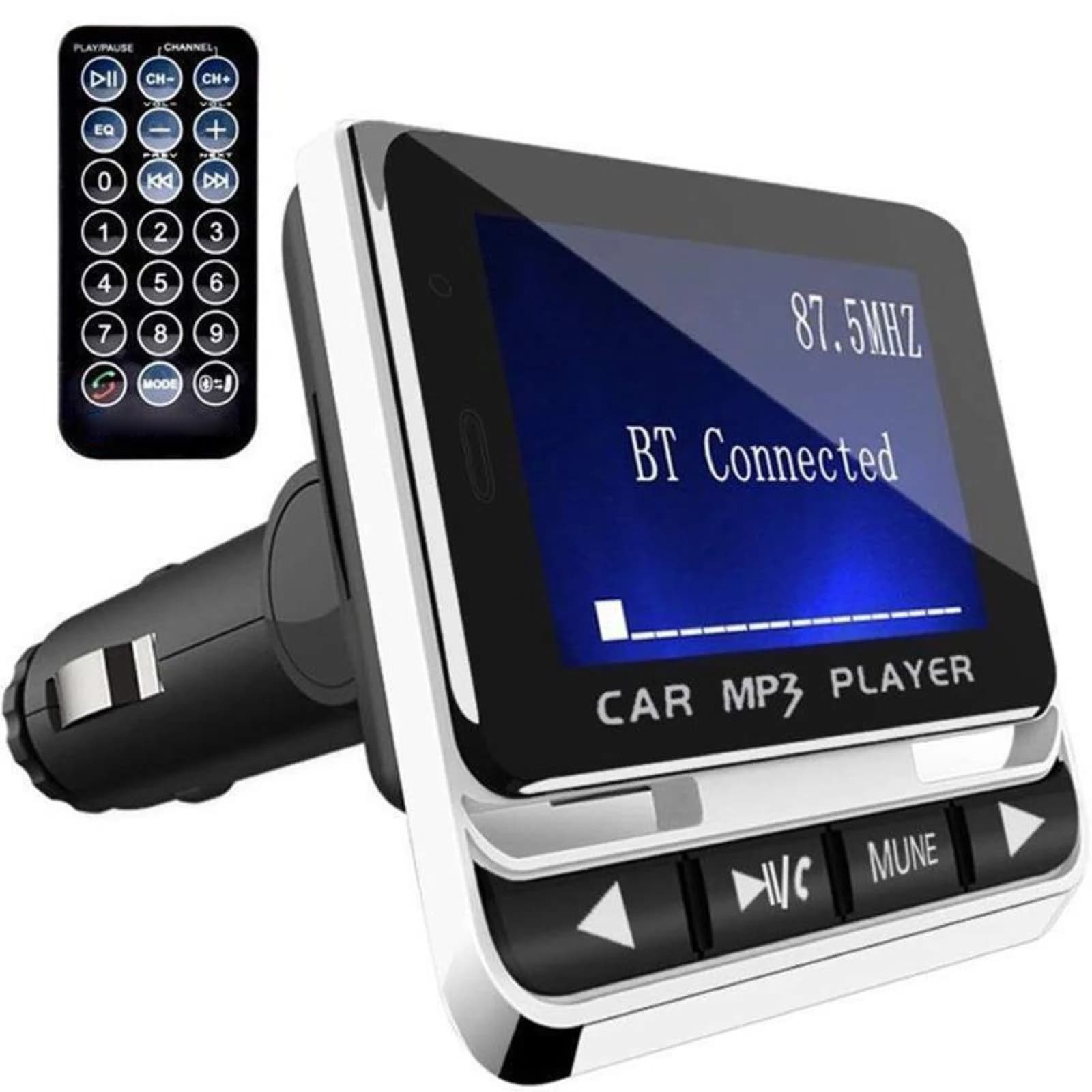 Bluetooth FM Transmitter for 1.4 Inch Wireless Car Lighter Adapter for HIFI radio music player with remote control kit