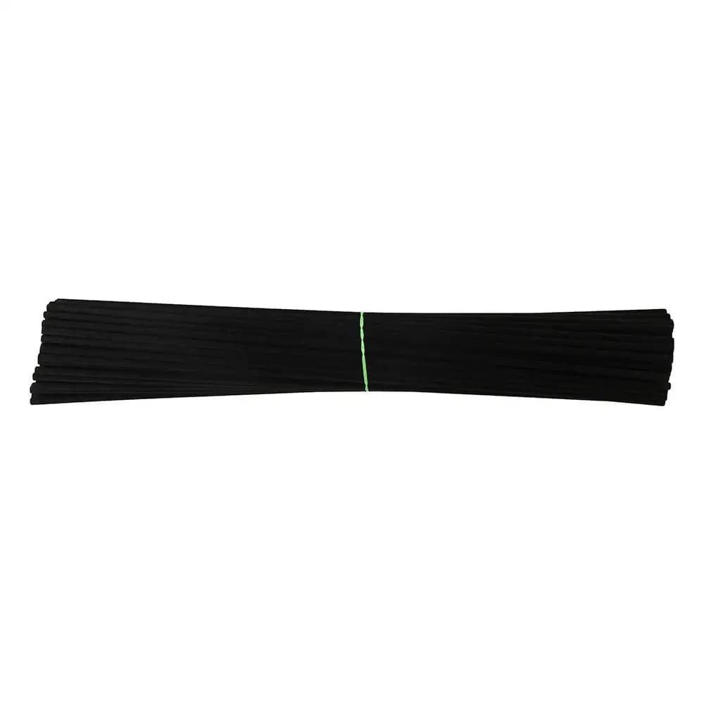 100Pcs 3mm*25cm Fiber Reed Diffuser Sticks Portable Black/White/Wood color Aromatherapy Refill Sticks Easy To Use