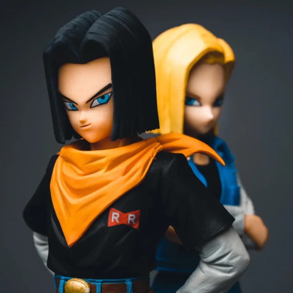Statuetta Anime Dragon Ball Z Android 18 da 26CM, Modellino in PVC, Collezione di Action Figure, Decorazione, Giocattoli, Ornamenti, Regalo di Natale