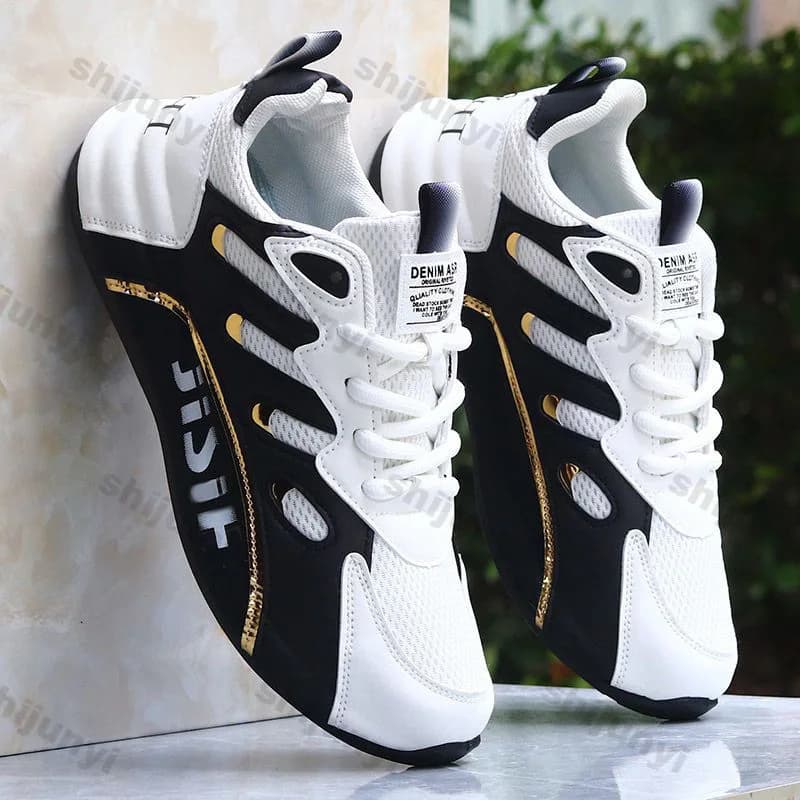 Scarpe da ginnastica casual da uomo 2026 Primavera Autunno Nuova moda Suola spessa traspirante Scarpe con aumento di altezza Scarpe da ginnastica leggere e durevoli