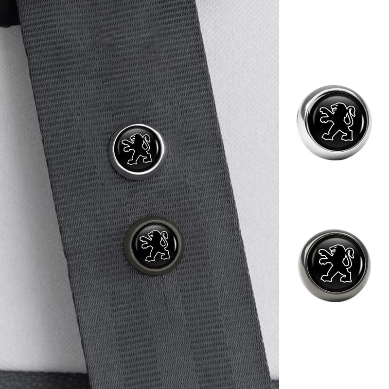 Auto Cintura di Sicurezza Tappo Fibbia Clip Auto Cintura di Sicurezza Spaziatura Limite Pulsante di Arresto Per Peugeot 407 508 2008 5008 307 308 3008 206