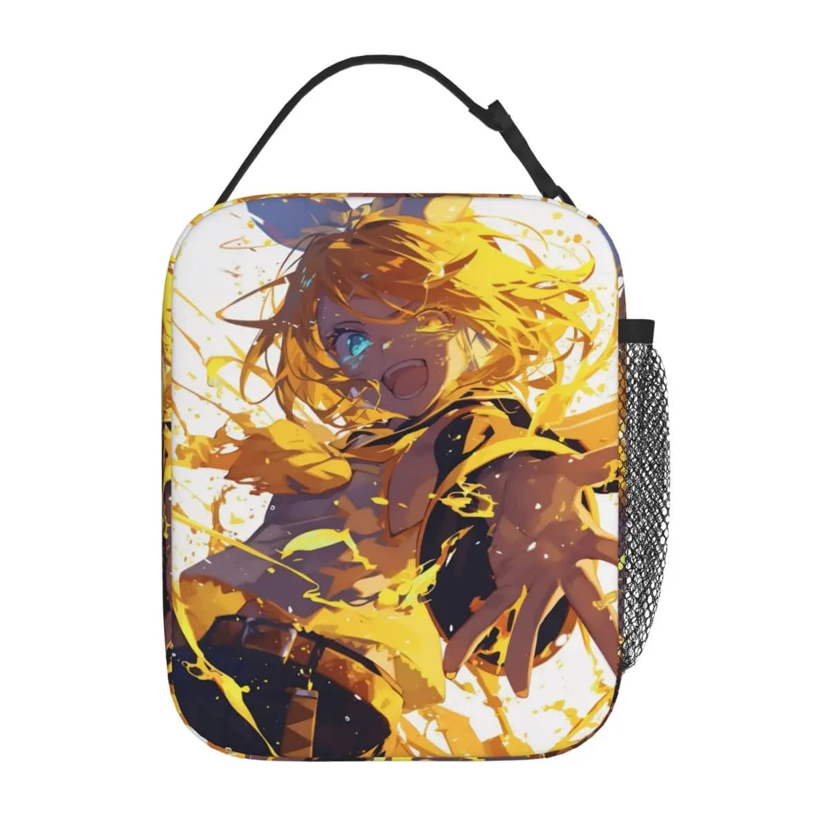 Borsa termica per il pranzo Kagamine Rin riutilizzabile Contenitore per il pranzo Manga Grande Tote Lunch Box Ragazza Ragazzo College Outdoor