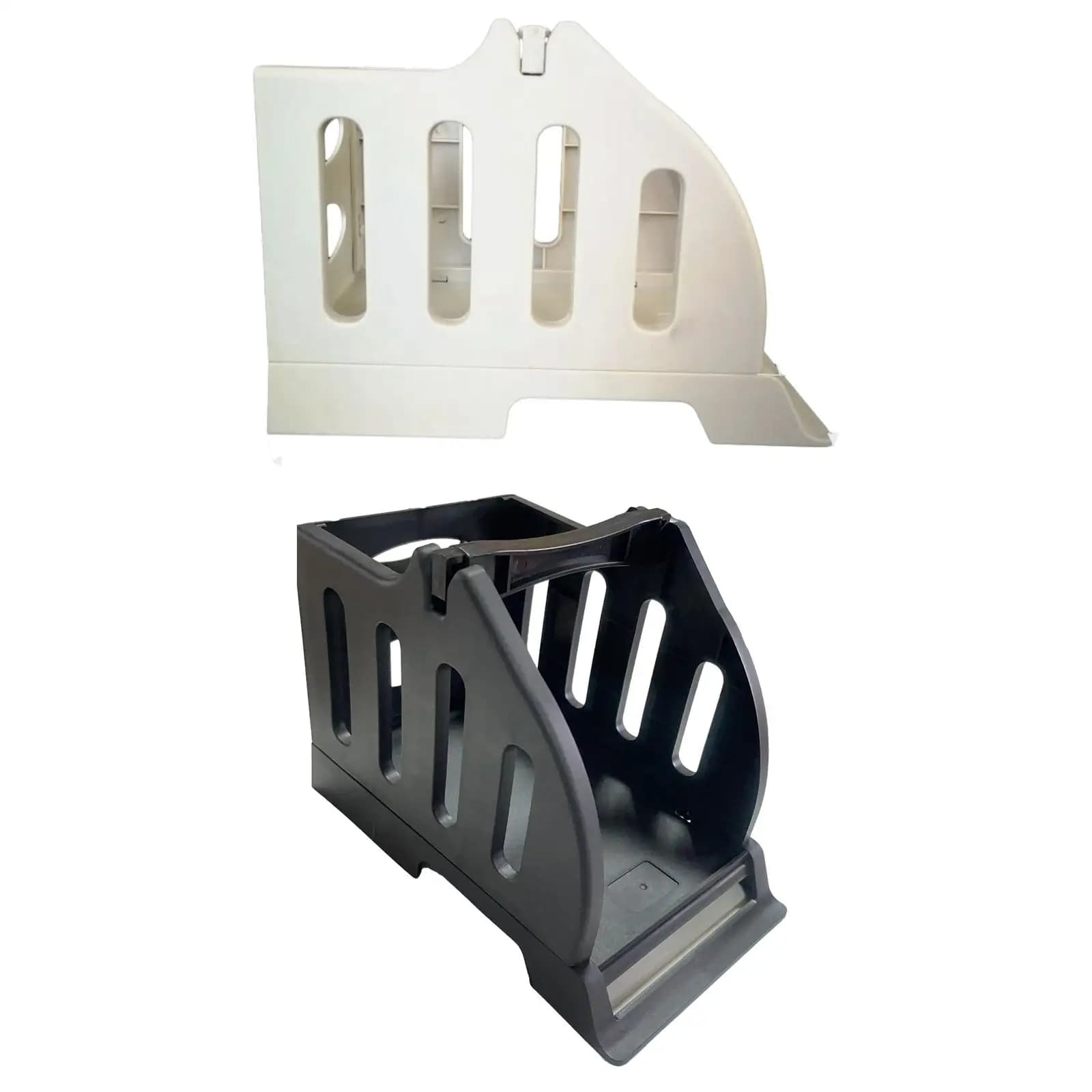 Porta carta per etichette termiche Scatola per etichette per stampante termica compatta per rotoli ed etichette pieghevoli Stampante termica per magazzino Home Office