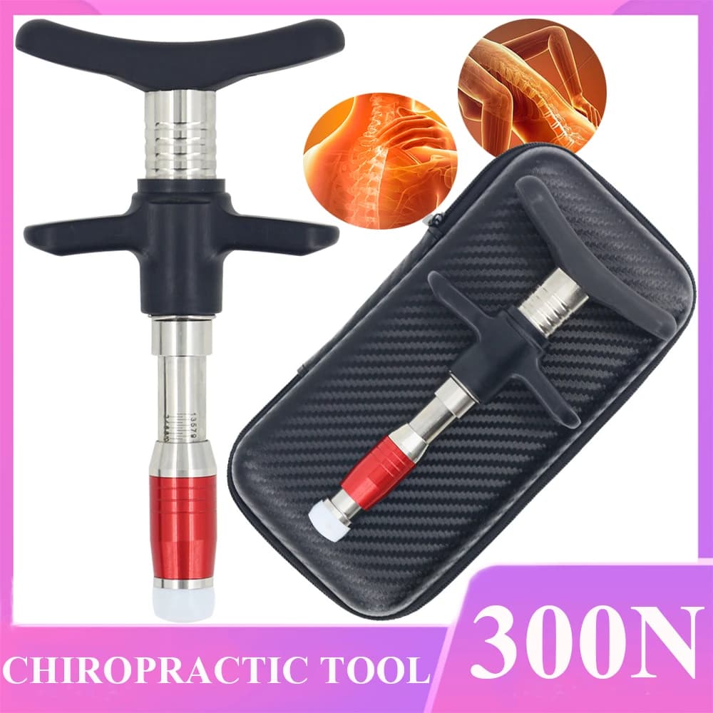 New Manual Chiropractic Gun For Spinal Pain Backbone Modulation Massager 300N Adjustment Professional Massage Correction Tools