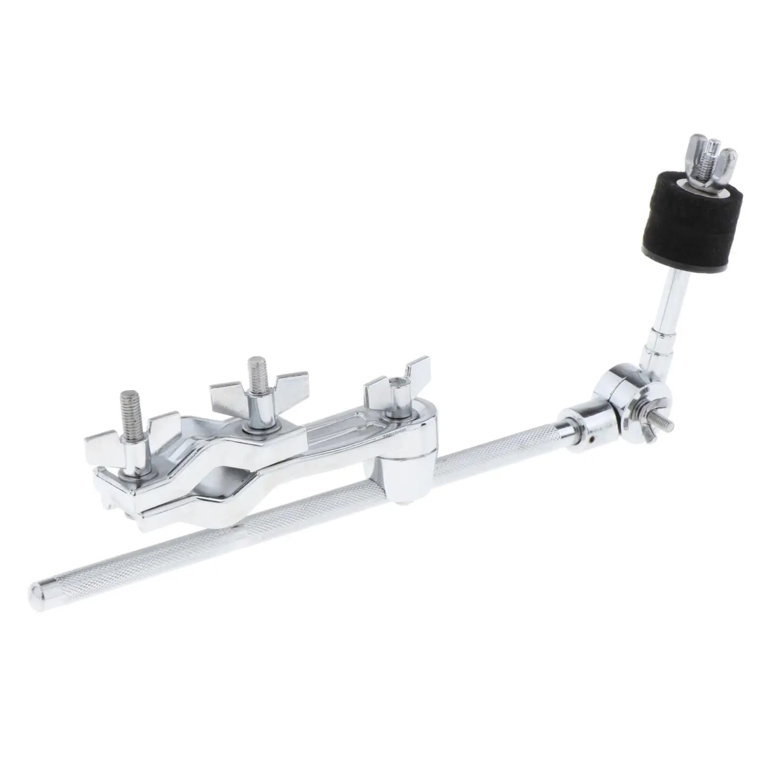 Kit supporto per pad per batteria Campana per campana Supporto per morsetto per campana Accessori per strumenti a percussione Strumento di pratica Supporto per batteria regolabile Studenti
