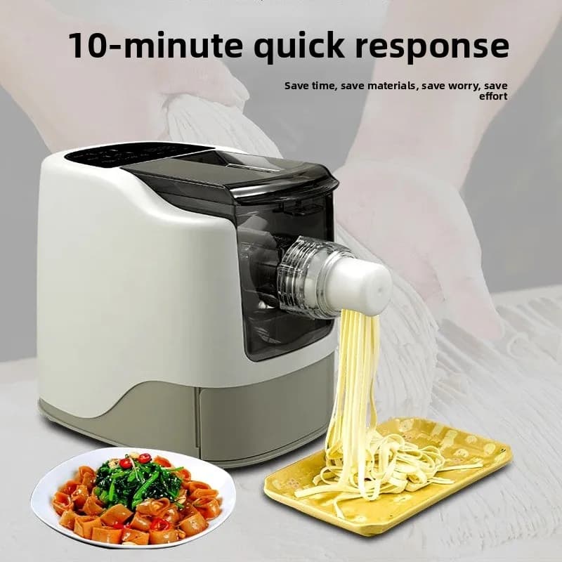 110V‑220V Automatic Noodle Maker, Multifunctional Dough Kneading Machine For Pasta & Dumpling Wrapper Making