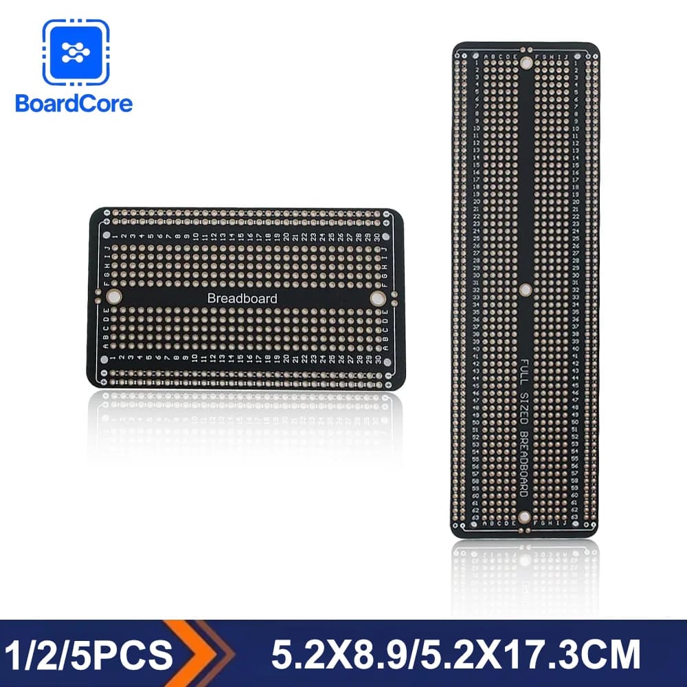 1/2/5 pcs Standard Permanent Welding Cables PCB Prototype Edge 8.9x5.2 cm 17.2x5.2 cm Electronics DIY Kit for Arduino