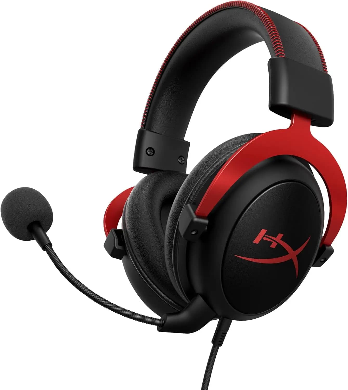 Play headphones with surround sound 7.1, memory foam bearings, PC-resistant structure, PS4, Xbox - Red