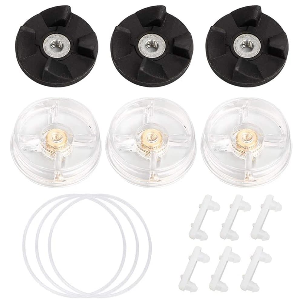 A94E-Parts Gears Gaskets 15Pcs/Set 250W For Magic Blender, Include Base Gears, Balde Gears, Rubber Bush Shock Pads