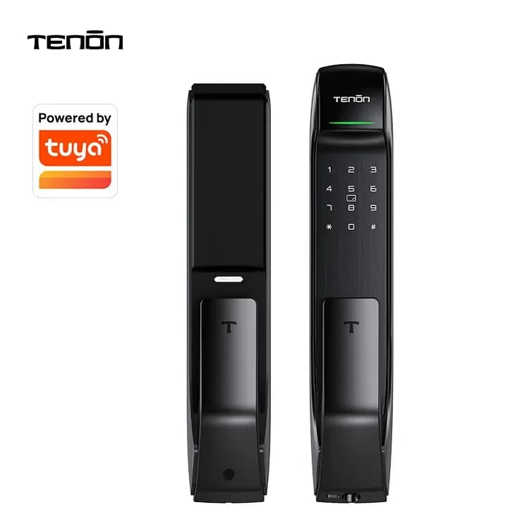 Serratura intelligente push pull con serratura elettronica combinata Bluetooth per casa hotel USB e telecomando alimentato a batteria tramite app