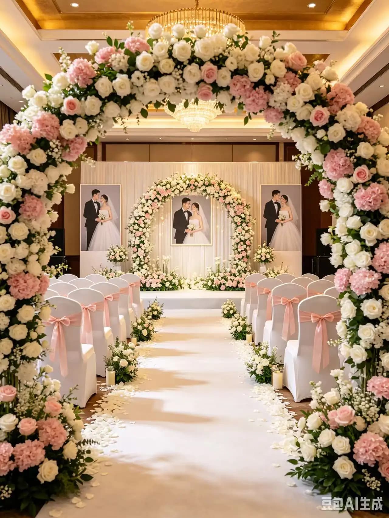Backdrop Curtains for Parties Wedding, Ice Silk Wrinkle Free Curtains Backdrop Drapes Fabric Decoration for Baby Shower Birthday