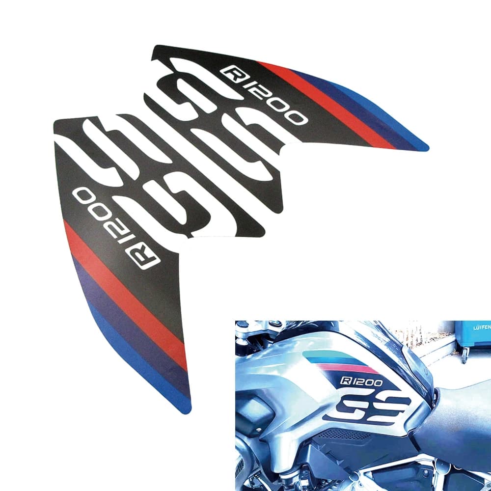 Adesivi serbatoio carburante moto per BMW R1200GS LC 2013-2018 R1200 GS 30 anni Protezione antiscivolo Pad Ginocchio Grip Decalcomanie laterali Set