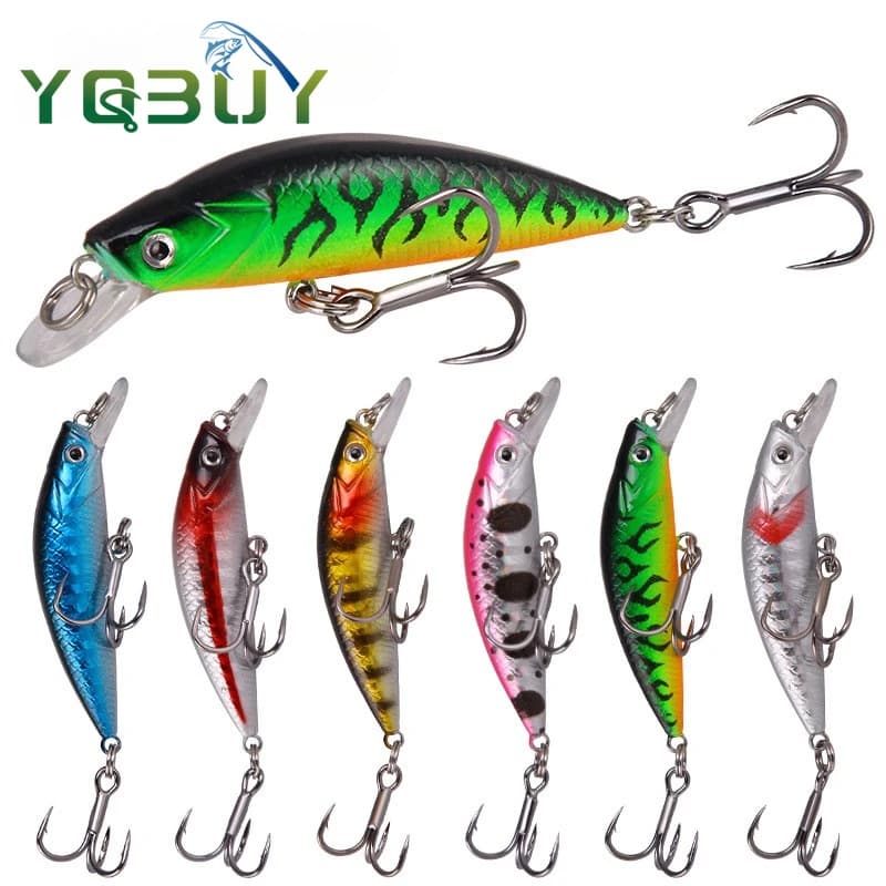 Esca da pesca minnow sinking 6cm/6.7g con amo triplo esca da pesca Swimbait esca affondante