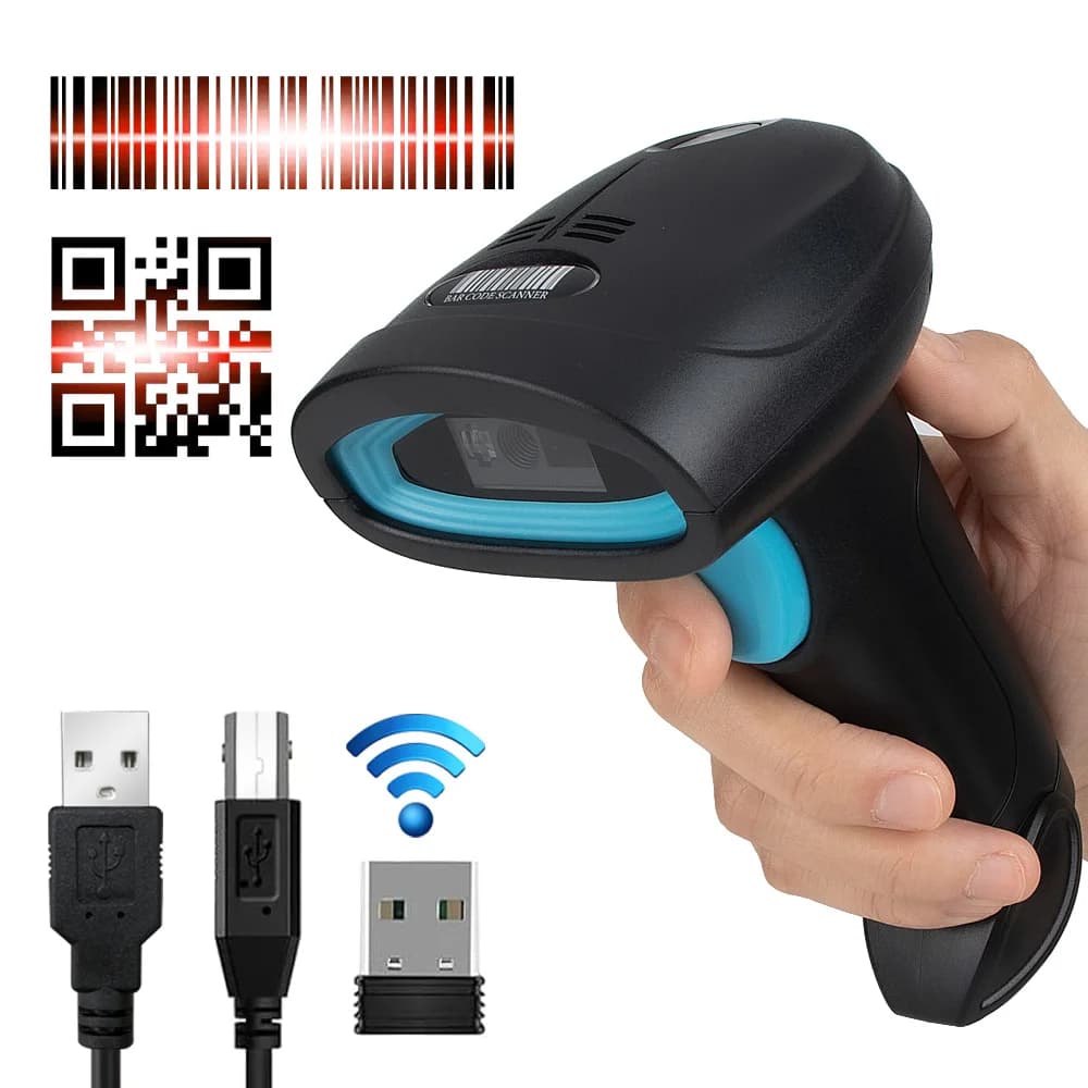 Scanner di codici a barre Plug and Play Boland U12 Lettore di codici a barre wireless 1D 2D Lettore di codici a barre PDF417 per la gestione dell'inventario