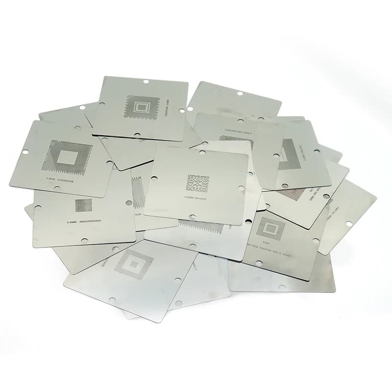 23 pz/set 90x90mm BGA Reballing Console di Gioco Stencil per XBOX360 4 pz WII 4 pz PS3 15 pz per PS3 Xbox 360 Wii Ecc